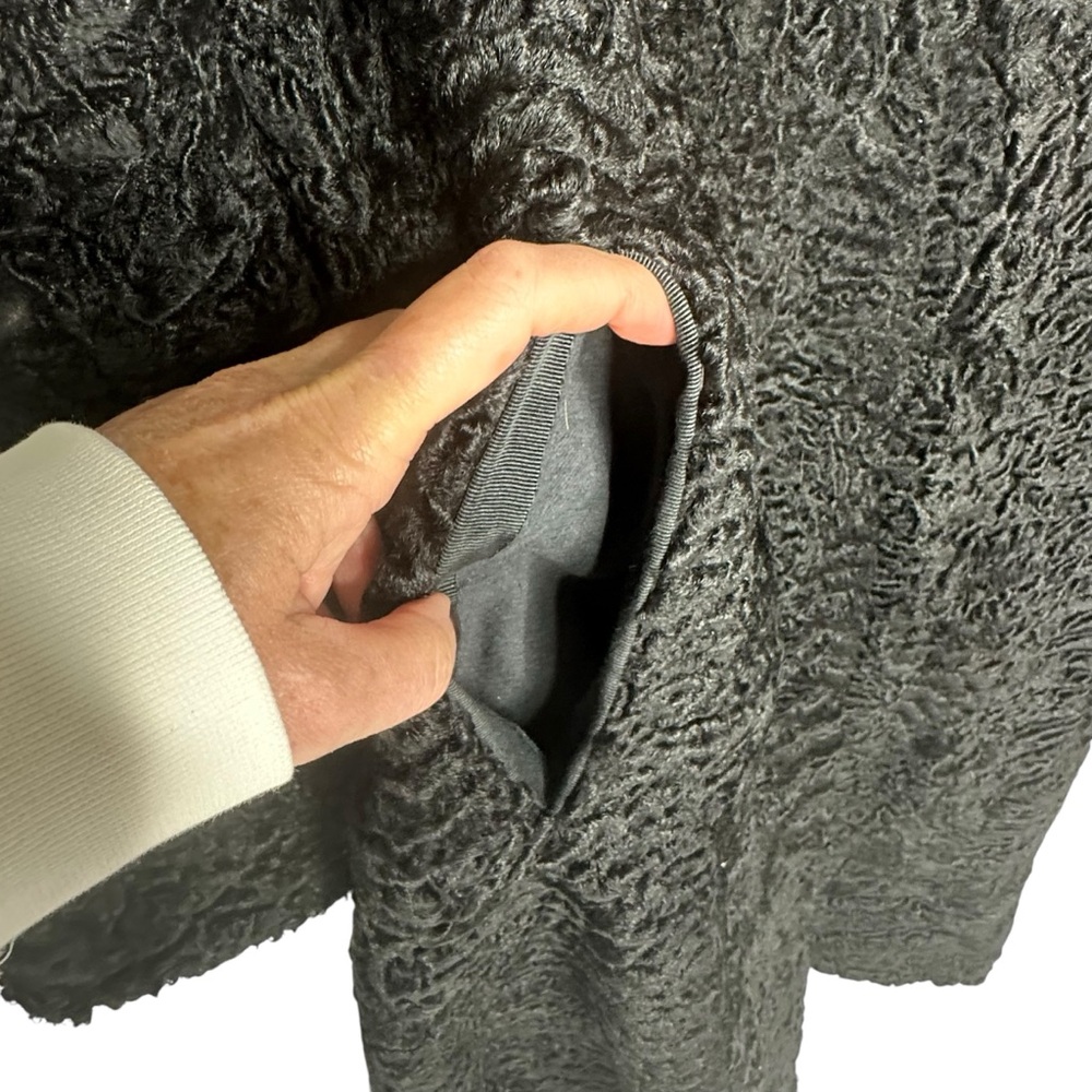 Vintage 50’s/60’s G Fox + Co Persian Lamb Fur Jacket w/Mink Collar - Picture 6 of 16